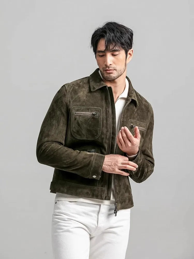 Jaqueta Masculina Slim com Lapela Vintage ( PROMOÇÃO DE INVERNO )