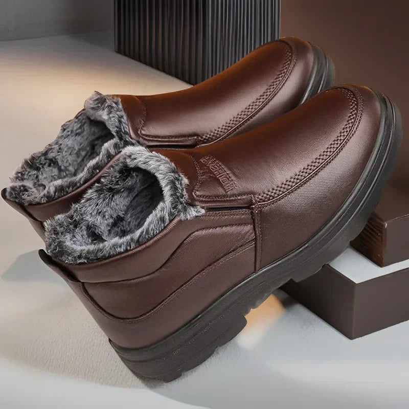 Bota Masculina Para Inverno com Solado Antiderrapante Forro em Algodão - (Promoção de Inverno 2025)