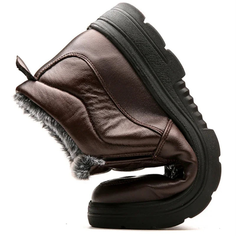Bota Masculina Para Inverno com Solado Antiderrapante Forro em Algodão - (Promoção de Inverno 2025)