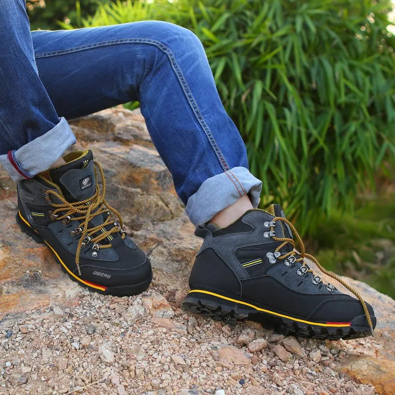 Bota Masculina para Trilhas com Design Casual e Solado Resistente – (Promoção de Inverno 2025)