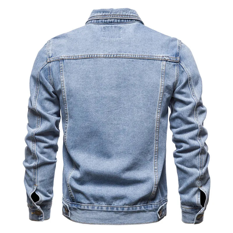 Jaqueta Jeans Masculina Slim Casual ( PROMOÇÃO DE INVERNO )