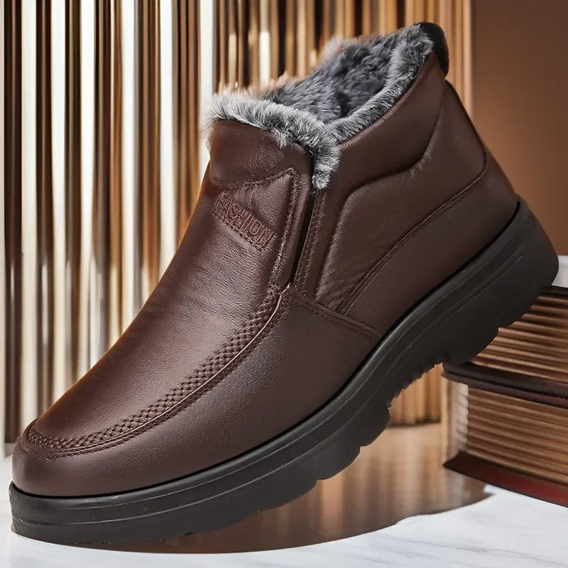 Bota Masculina Para Inverno com Solado Antiderrapante Forro em Algodão - (Promoção de Inverno 2025)
