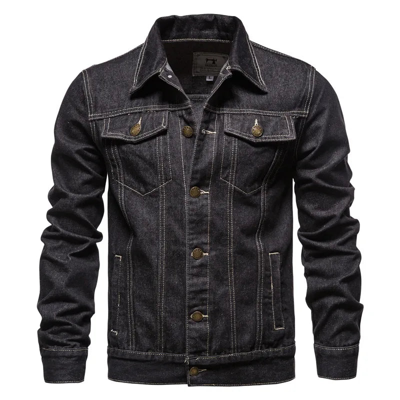 Jaqueta Jeans Masculina Slim Casual ( PROMOÇÃO DE INVERNO )