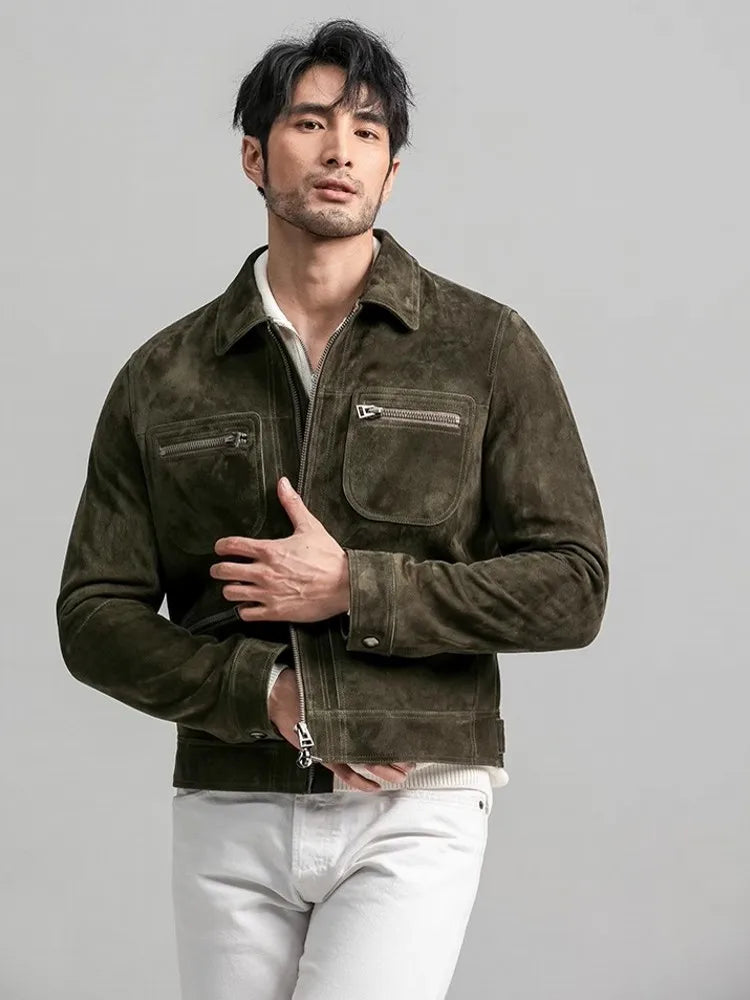 Jaqueta Masculina Slim com Lapela Vintage ( PROMOÇÃO DE INVERNO )