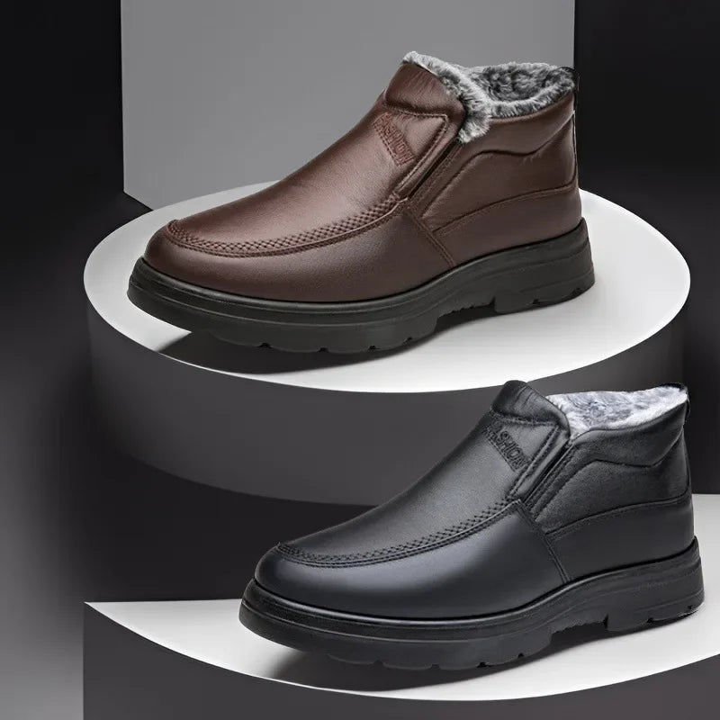 Bota Masculina Para Inverno com Solado Antiderrapante Forro em Algodão - (Promoção de Inverno 2025)