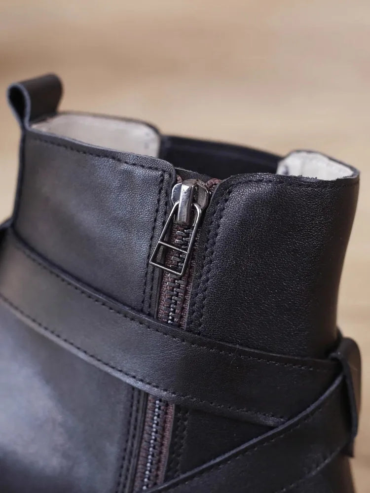 Bota Masculina Chelsea com Zíper e Salto Alto - (Promoção de Inverno 2025)