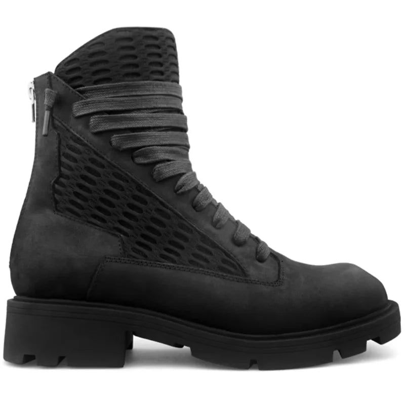 Bota Masculina Cadarço Impermeável Cano Curto Estilo Motociclista – (Promoção de Inverno 2025)