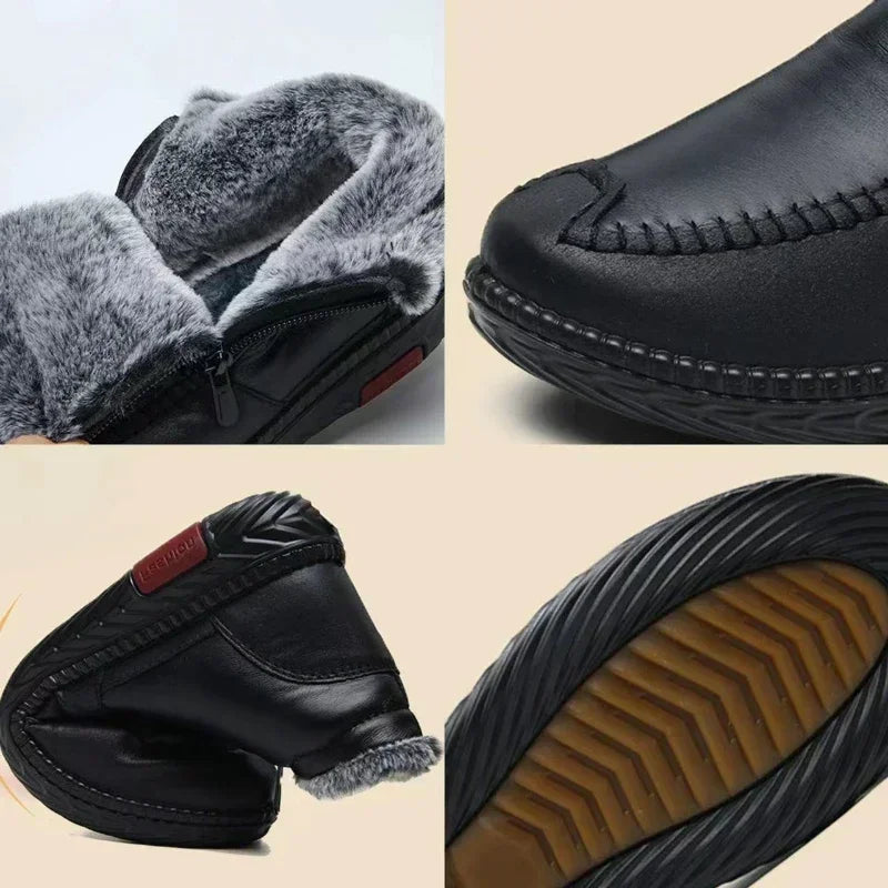Bota Feminina Forrada Antiderrapante com Cano Baixo e Acabamento Casual – (Promoção de Inverno 2025)