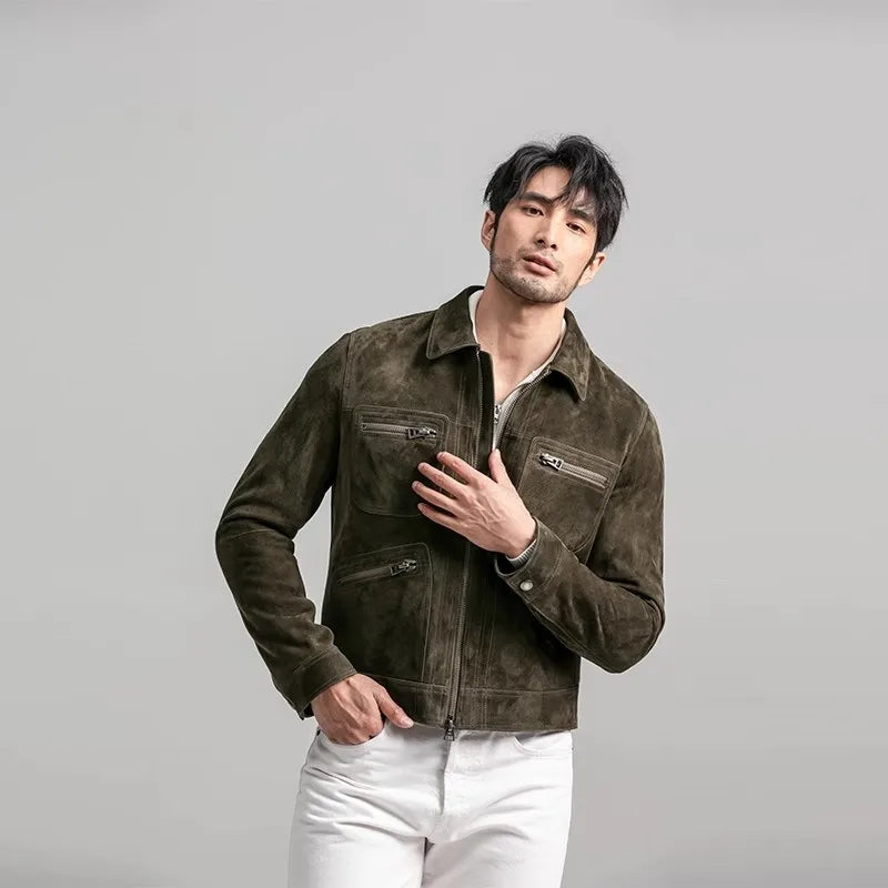 Jaqueta Masculina Slim com Lapela Vintage ( PROMOÇÃO DE INVERNO )