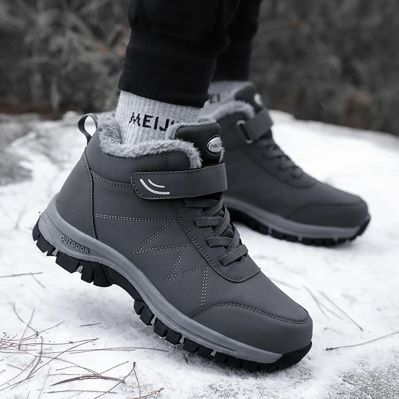 Bota Masculina Impermeável com Forro Peluciado Super Confortável – (Promoção de Inverno 2025)