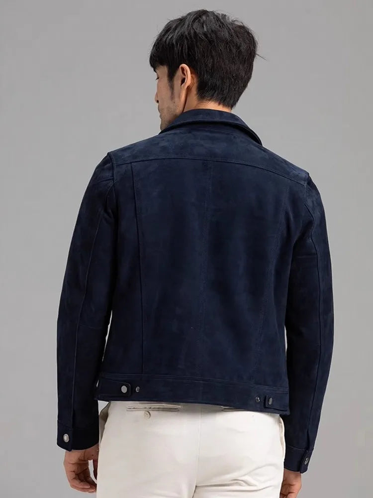 Jaqueta Masculina Slim com Zíper Acabamento Sofisticado ( PROMOÇÃO DE INVERNO )