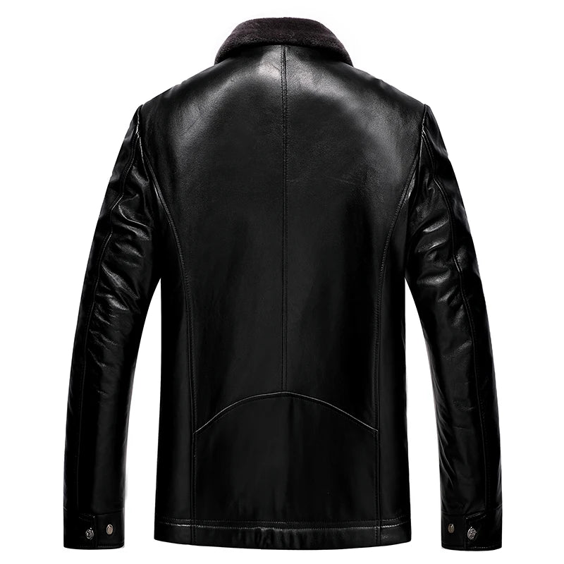 Jaqueta Masculina com Forro e Gola Alta Design Moderno e Confortável – (Promoção de Inverno 2025)