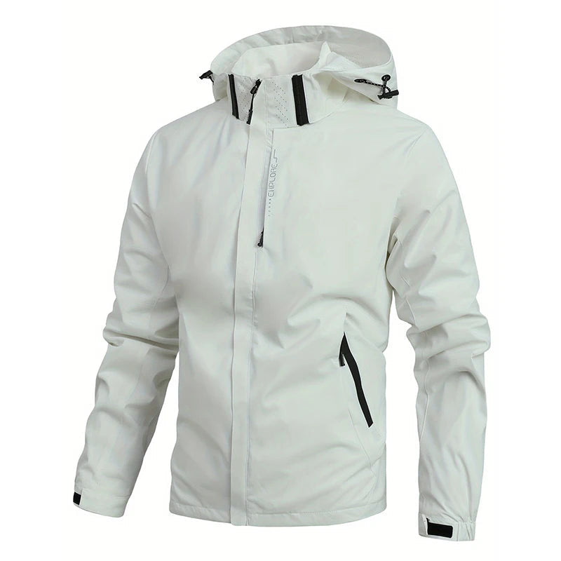 Jaqueta Masculina Tática Impermeável Corta-Vento com Capuz Removível – (Promoção de Inverno 2025)