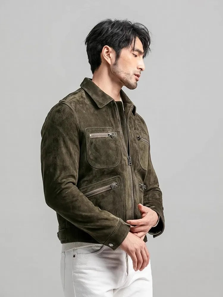Jaqueta Masculina Slim com Lapela Vintage ( PROMOÇÃO DE INVERNO )