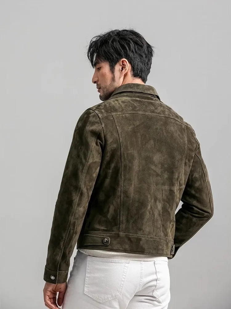 Jaqueta Masculina Slim com Lapela Vintage ( PROMOÇÃO DE INVERNO )