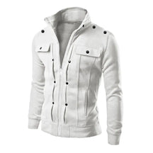 Jaqueta Masculina Bicolor com Colarinho Elegante - (Promoção de Inverno 2025)