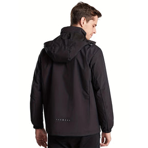 Jaqueta Masculina Tática Impermeável Corta-Vento com Capuz Removível – (Promoção de Inverno 2025)