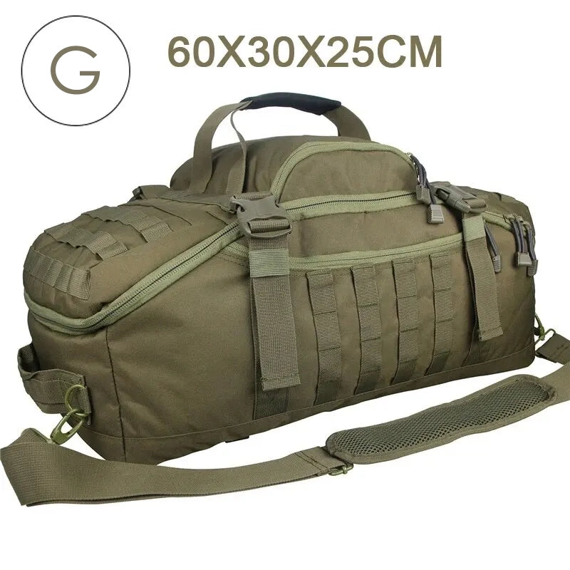 Bolsa Tática Bolsa para Viagem, Bolsa para Acampamento, Bolsa para Academia, Bolsa Militar, Bolsa Tática Impermeável, Bolsa de Grande Capacidade, Bolsa para Bagagem, Bolsa de Mão para Viagem, Bolsa de academia, Mala de academia, Bolsa para treino Bolsa esportiva, Bolsa fitness