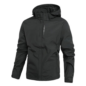 Jaqueta Masculina Tática Impermeável Corta-Vento com Capuz Removível – (Promoção de Inverno 2025)
