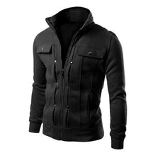 Jaqueta Masculina Bicolor com Colarinho Elegante - (Promoção de Inverno 2025)