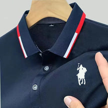 Camisa Masculina Polo Casual Simples Manga Curta - Lojas Tripland