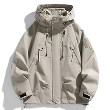 Jaqueta Masculina Corta-Vento com Capuz Impermeável - (Promoção de Inverno 2025)