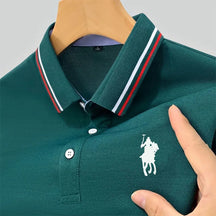 Camisa Masculina Polo Casual Simples Manga Curta - Lojas Tripland