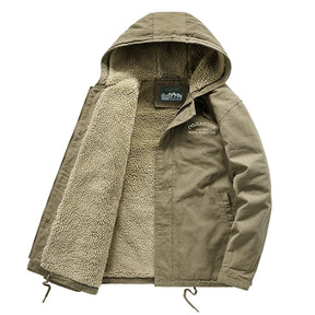 Jaqueta Feminina com Capuz Forro Fleece Acolchoada – (Promoção de Inverno 2025)