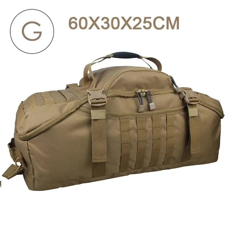 Bolsa Tática Bolsa para Viagem, Bolsa para Acampamento, Bolsa para Academia, Bolsa Militar, Bolsa Tática Impermeável, Bolsa de Grande Capacidade, Bolsa para Bagagem, Bolsa de Mão para Viagem, Bolsa de academia, Mala de academia, Bolsa para treino Bolsa esportiva, Bolsa fitness