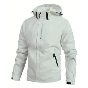 Jaqueta Masculina Tática Impermeável Corta-Vento com Capuz Removível – (Promoção de Inverno 2025)
