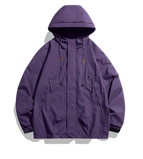 Jaqueta Masculina Corta-Vento com Capuz Impermeável - (Promoção de Inverno 2025)