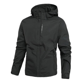 Jaqueta Masculina Tática Impermeável Corta-Vento com Capuz Removível – (Promoção de Inverno 2025)