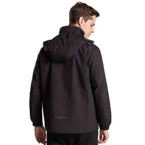 Jaqueta Masculina Tática Impermeável Corta-Vento com Capuz Removível – (Promoção de Inverno 2025)