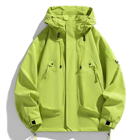 Jaqueta Masculina Corta-Vento com Capuz Impermeável - (Promoção de Inverno 2025)